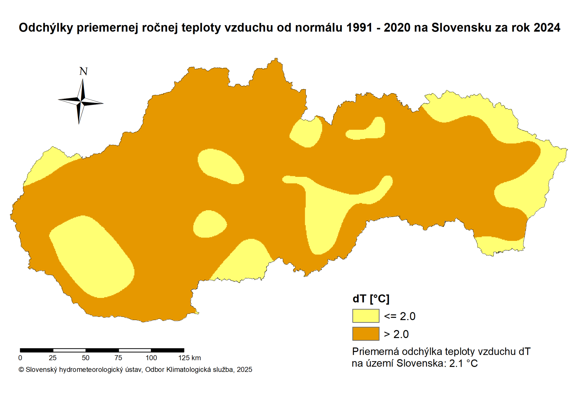 Priemerná ročná teplota vzduchu  Enviroportál